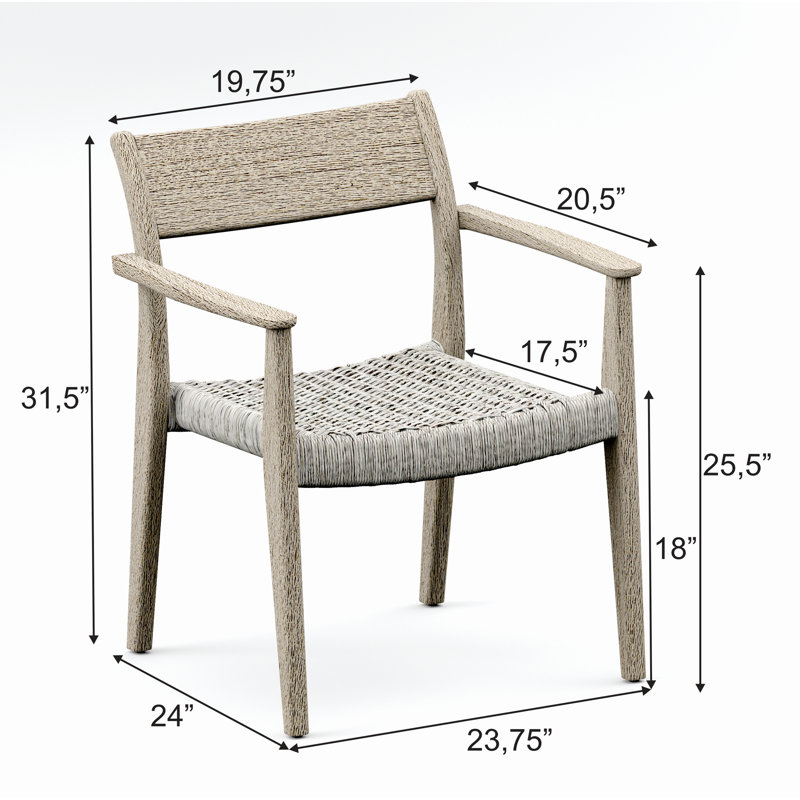 6 Seats 7 Pcs Grade-A Weathered Teak Wood Dining Set: 98" Sema Rectangle Table  And 6 Amilo Stacking Chairs (2 Arm & 4 Armless Chairs) #11AM3302