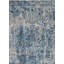 Shangri-La Hand Knotted Wool Area Rug in Blue/Silver/Beige-1264948812