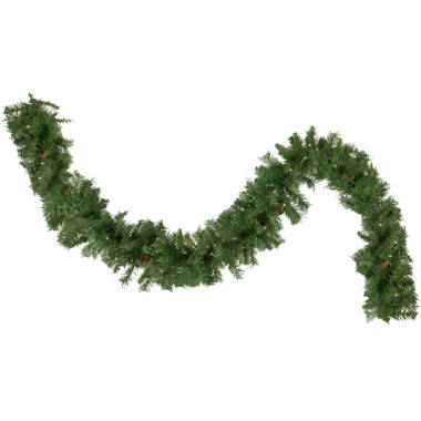 Black Artificial Christmas Garland at