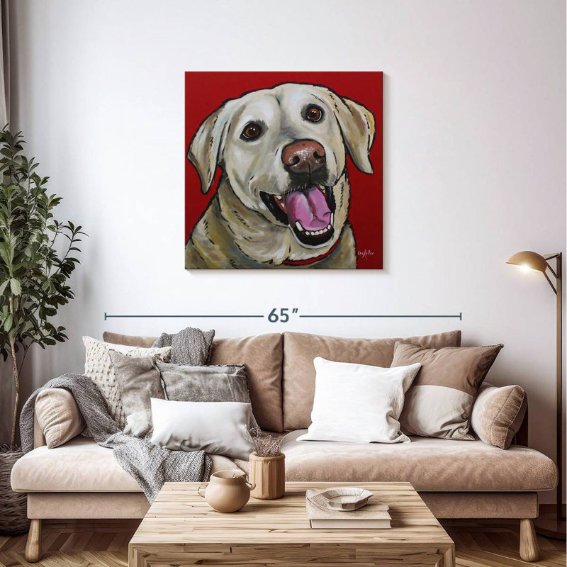 Crowle Lab Marley Labrador, 36" H x 36" W
