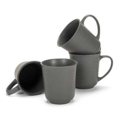Mug 4-Pack Matte Glaze Finish 17 oz