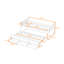 Lit plateforme simple à 3 tiroirs avec lit gigogne-1976088749