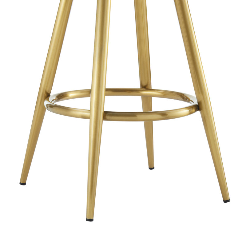 Tabouret de bar Dinora, Argent argent, Tabouret de bar (siège d'une hauteur de 30 po)