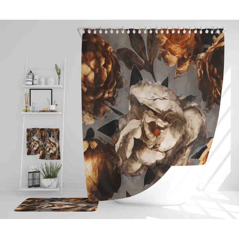 Nayamati Polyester Shower Curtain Set