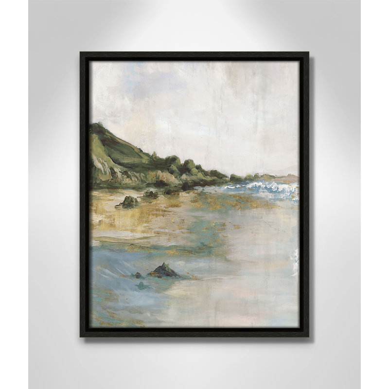 Tide’s Edge Print by , 15.5" H x 12.5" W, Espresso
