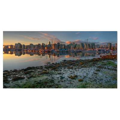 " Beautiful Sunrise At Vancouver Downtown "
