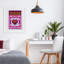 «Perfect Match Made In Heaven», reproduction sous verre encadrée, design par Lil 'Rue-130831483-130831484