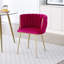 Chaise rembourrée en velours-118095820