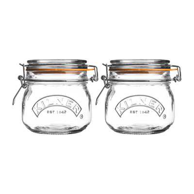Kilner Clip Top Round Jar 0.5L