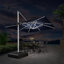 Square Cantilever Parasol with Lights-134692484-246218770