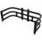 Truck Bed Extender, Aluminum Retractable Tailgate Extender,49.25"-65" Adjustable Length,Black