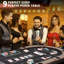 Table de poker 9 joueurs de 211 cm (83 pouces), table de Texas Hold'em/Blackjack pliable avec pieds en métal et 9 porte-gobelets, noire, table de jeu professionnelle-134392973