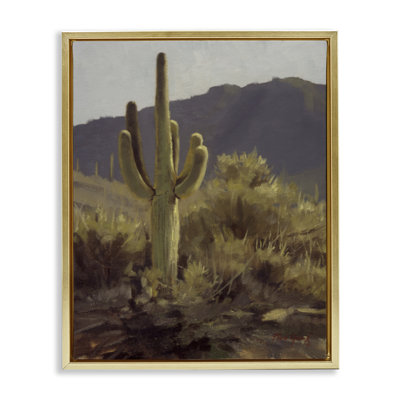 Cadre flottant Bold Cactus Mountain View, par Paco Young