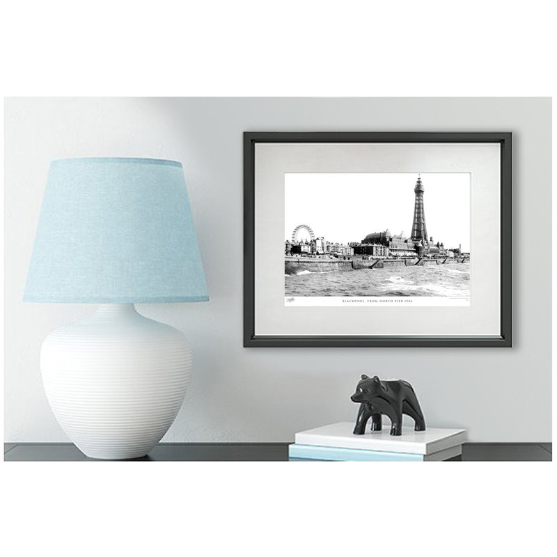 Blackpool, From North Pier 1906 - Single Picture Frame Print, 45cm H x 60cm W x 2.3cm D