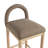 Conrad Letcher Linen Textured Fabric Counter Stool-1357421416