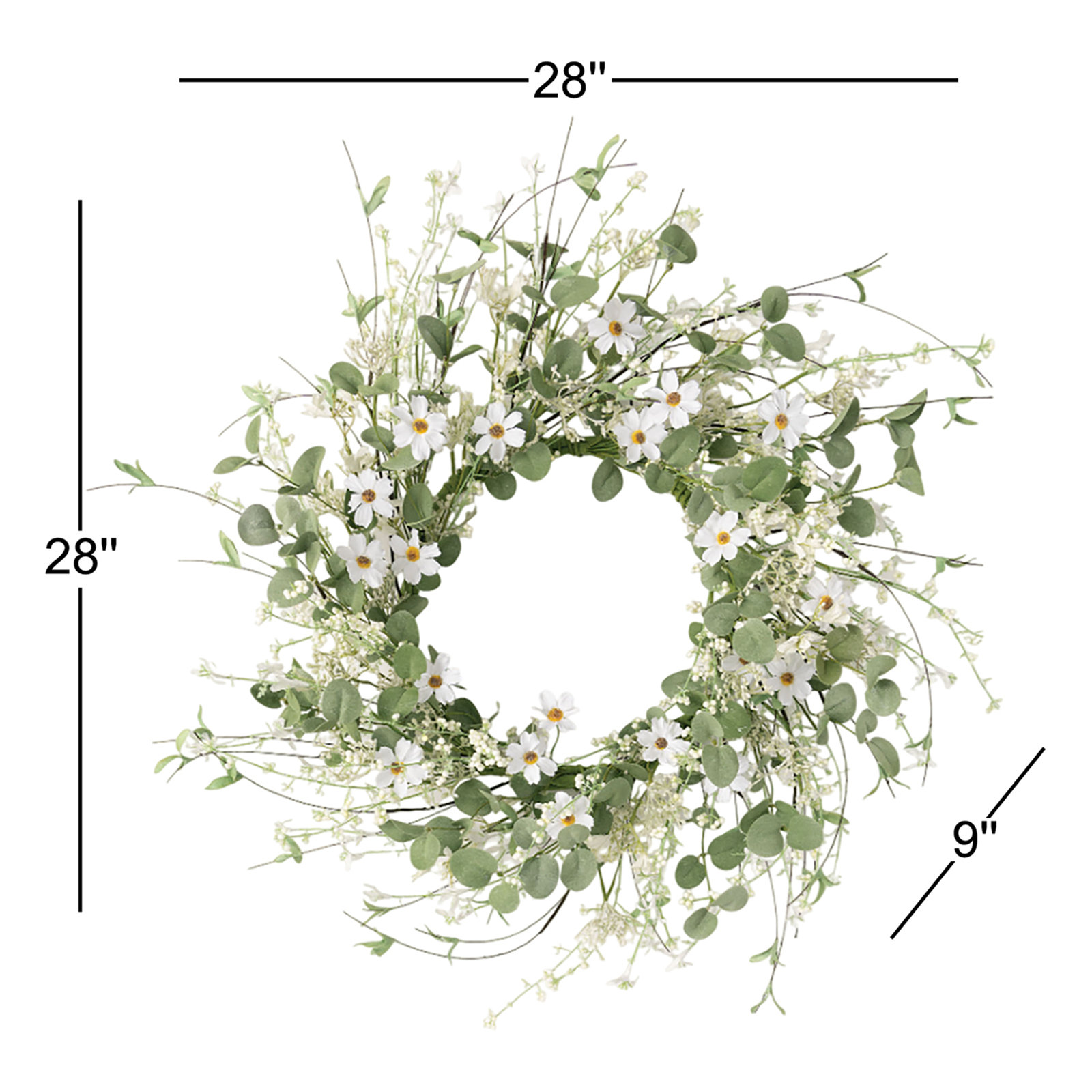 28" Eucalyptus Wreath
