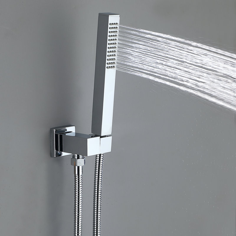 Complete Shower System with Rough in-Valve, Polished Chrome