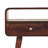 Curved Caramel Console Table-108808780