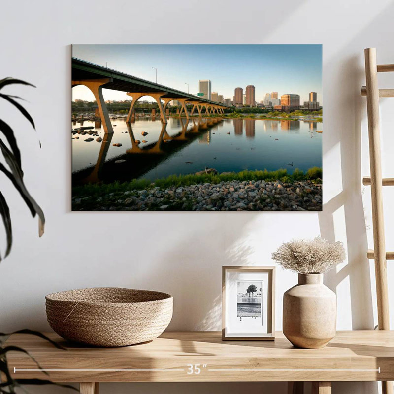 Nicci Manchester Bridge Reflection, 16" H x 24" W