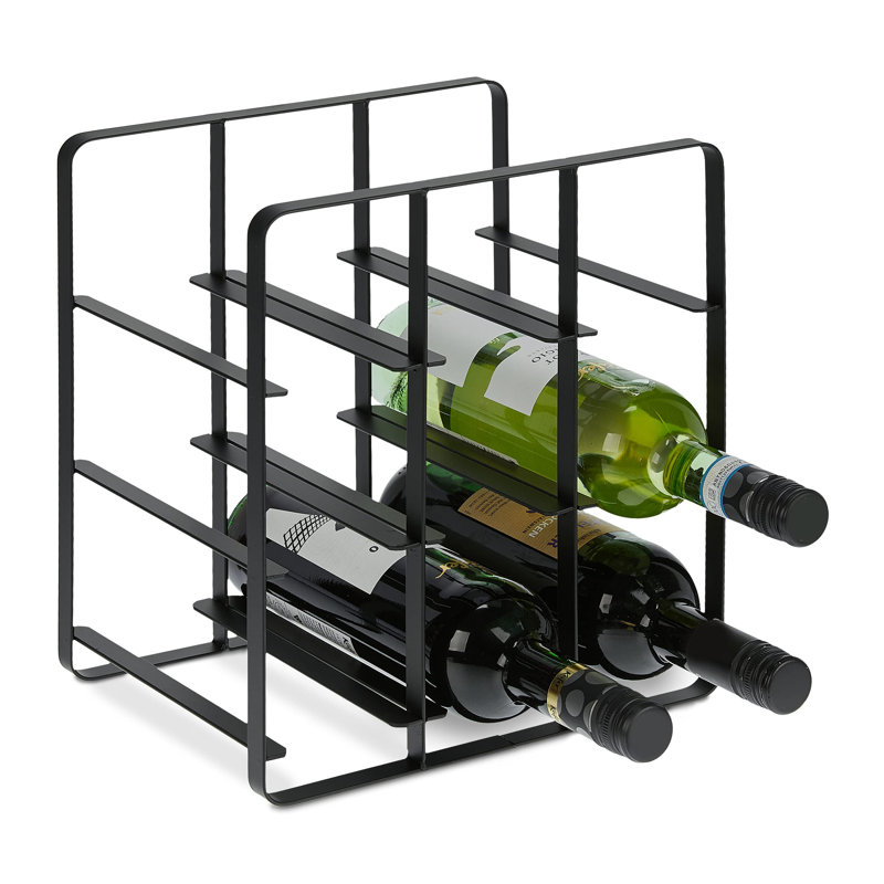 Wine Bottle Rack Black