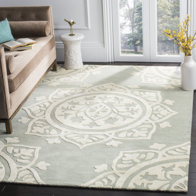 Cruz Hand Tufted Wool Geometric Rug