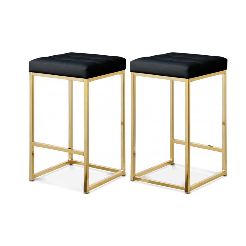 Pipe Counter Stool, Black