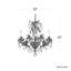 Sophia 9 Light 28in x 30in Chandelier in Parchment Gold with Clear Heritage Handcut Crystals-697793741