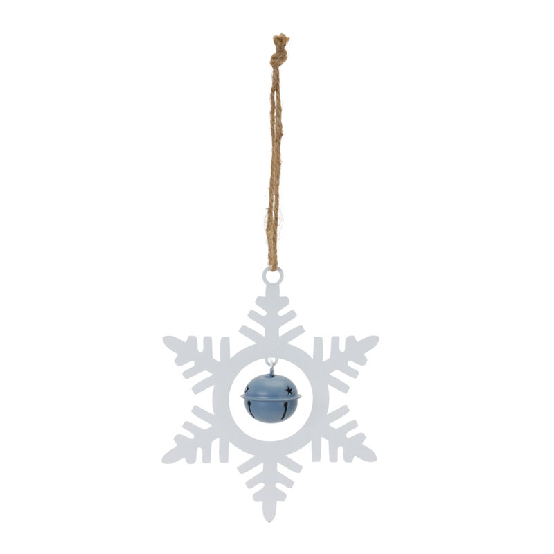 6.75 in. Snowflakes Shatterproof Holiday Shaped Ornament