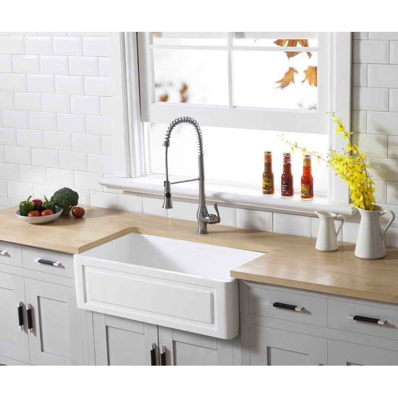 Arcticstone 33" L x 18" W Farmhouse Kitchen Sink