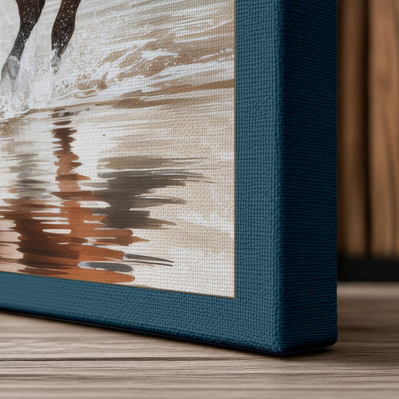 Print, 24x16 - 61.0 x 40.6 cm, Teal Border
