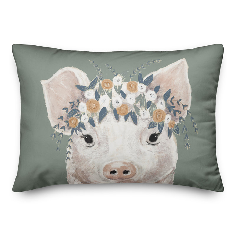 Housse de coussin rectangulaire en polyester 