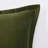 Terran Velvet Cotton Euro Sham Cover Green-116554277