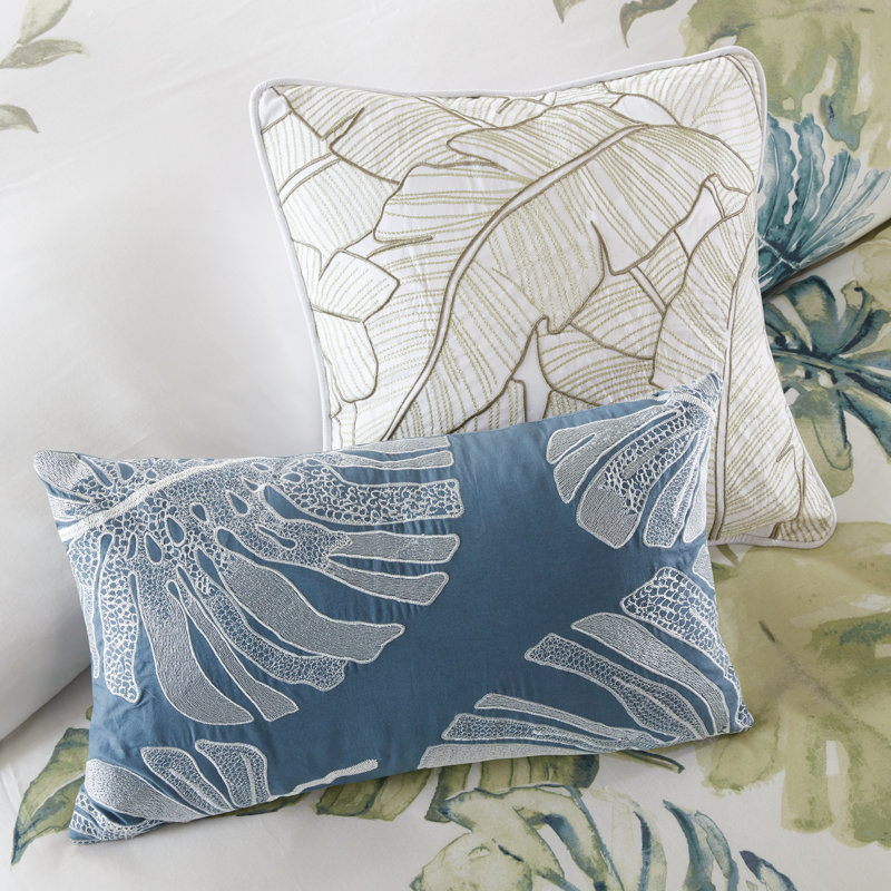 Harbor House Lorelai 100% Cotton Percale 5-Piece Full/Queen Duvet Cover Set, Full/Queen