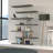 Floating Glass Panel Bookcase