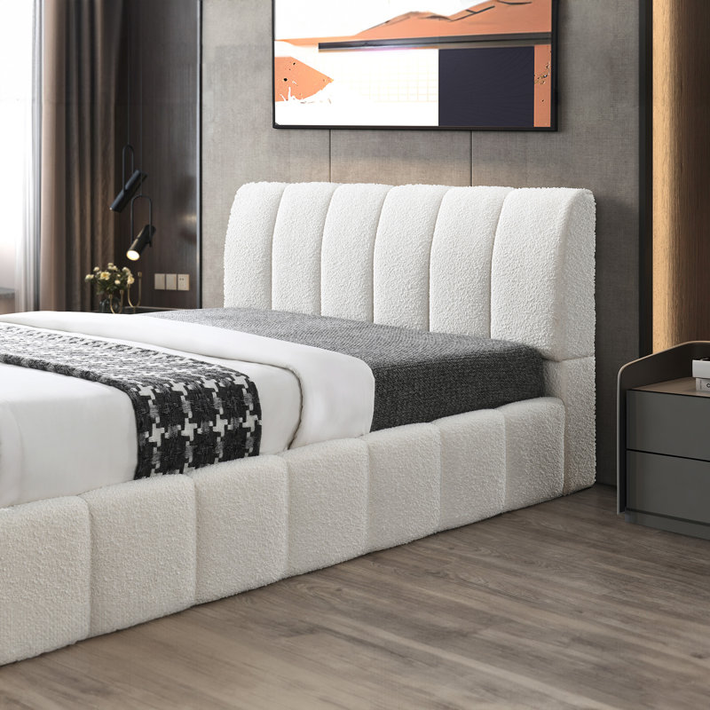 Birjesh Upholstered Panel Bed, Queen