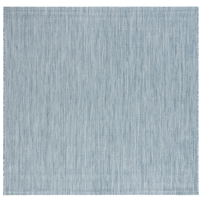 Casmir Aqua/Grey Indoor/Outdoor Rug, Square 201 cm