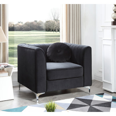 Bailey Velvet Armchair