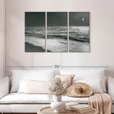 Gillard Moonrise Beach BW