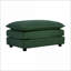 Canapé modulaire 4 pièces modulaire avec repose-pieds, chenille vert sauge moderne | Vert sauge | Chenille-767231532