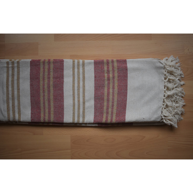 Raphaille Throw Blanket, Red/Yellow