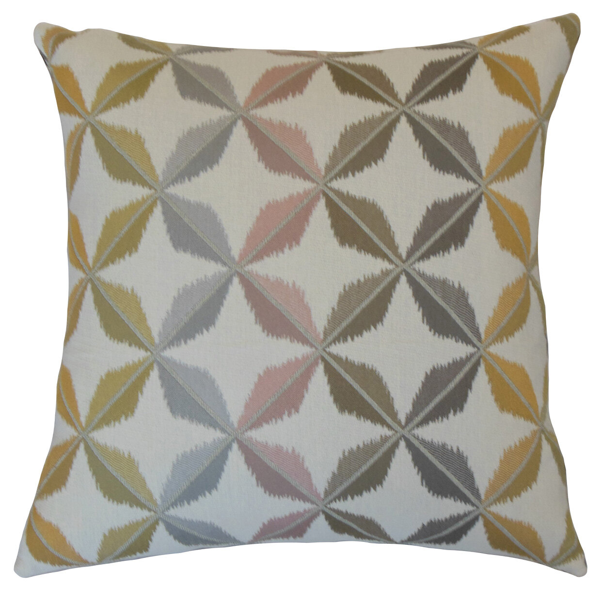 Iylah Geometric Cotton Throw Pillow  Sofa cushions arrangement, Throw  pillows, Pillows