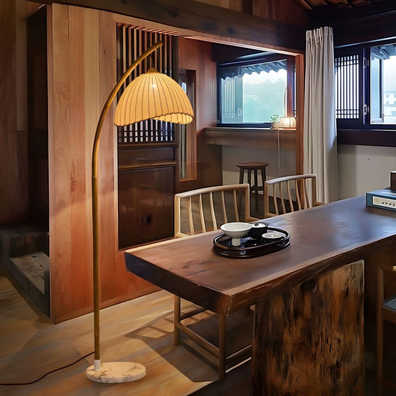Tomecka 63'' Arched Floor Lamp | Modern Home Lighting