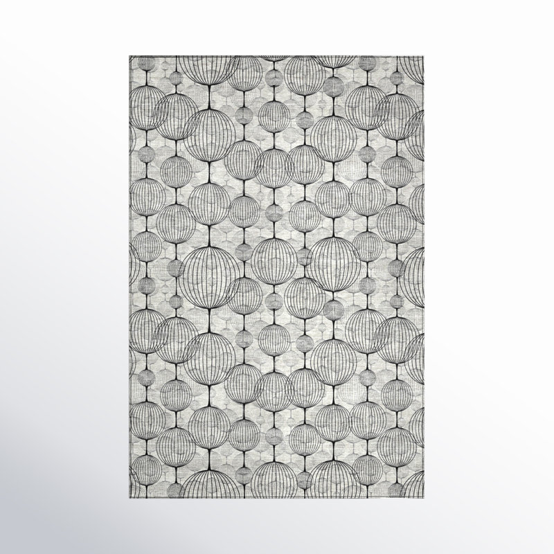 Mahaney Geometric Indoor Rug, Rectangle 5' x 7'6"