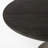 Ottie Round Solid Wood Top Metal Base Dining Table