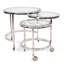 Chariot-bar en acier inoxydable Antoinette