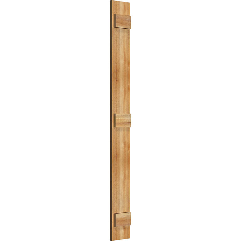 TimberCraft 5 3/8 "planches jointes à panneaux n-batten, cèdre rouge de l'Ouest (par paire), 10 3/4 po, 61 po