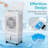 3 In 1 Portable Air Conditioner, Portable AC Unit With Dust Filter For Room Up To 215 Sq.Ft, With Remote Control, 24 Hour Timer, Installation Kit,White