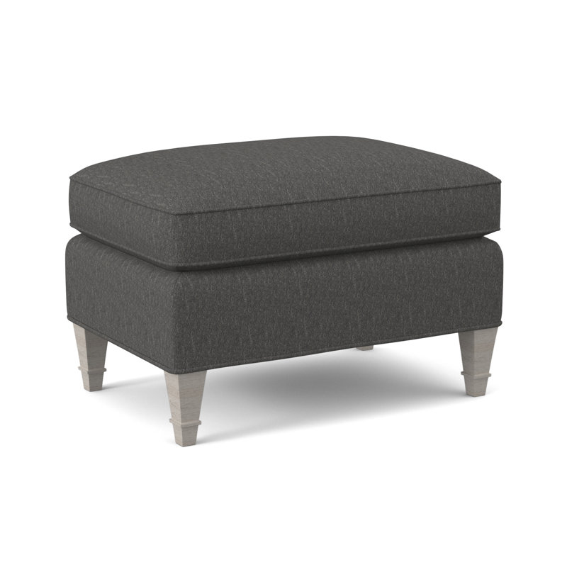 Everton Ottoman, Bisque, Elise Flax