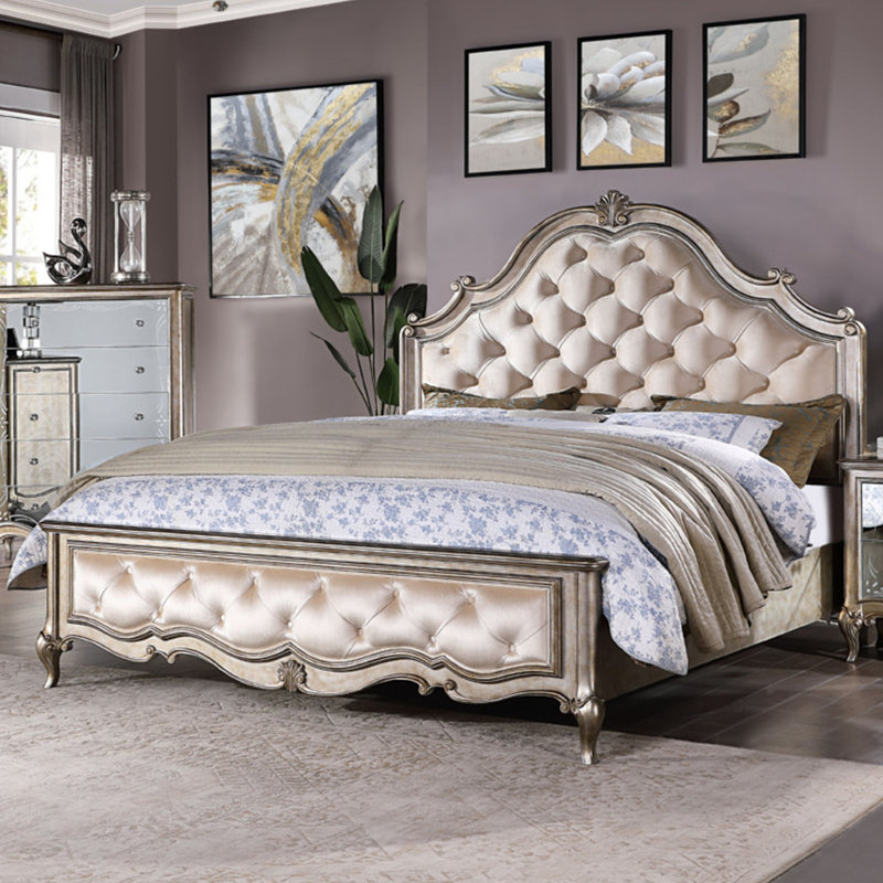 Hefley Upholstered Standard Bed, Queen