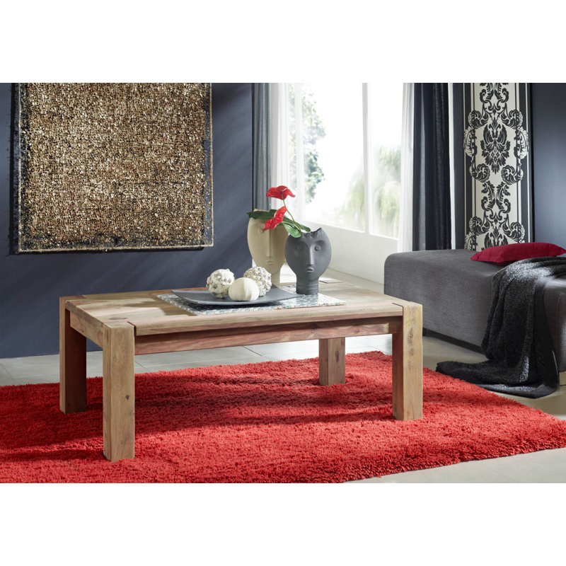 Nature Solid Wood Four Leg Coffee Table